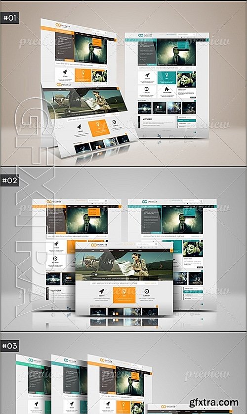 Website Showcase Mock Ups 2922