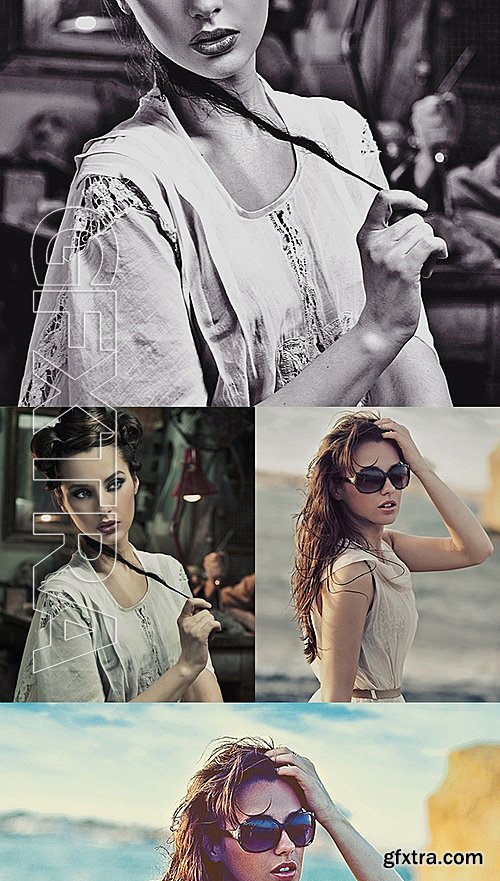 GraphicRiver - 50 Pro Cinematic Photoshop Action 15978564