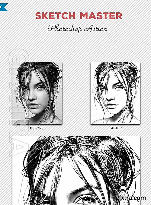 GraphicRiver - Sketch Master - Photoshop Action 15970140