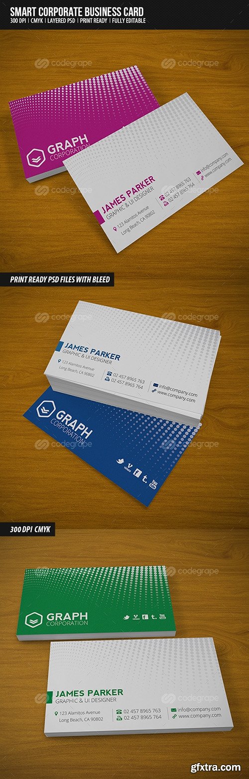 CodeGrape Smart Corporate Business Card 2465