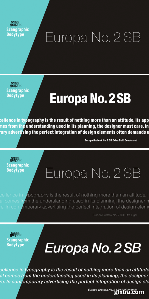 Europa Grotesk No. 2 SB Font Family