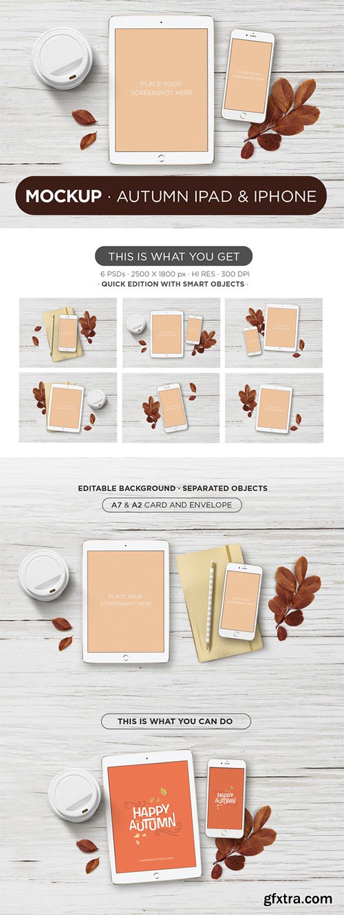 Mockup Autumn ipad & iphone - CM 365171