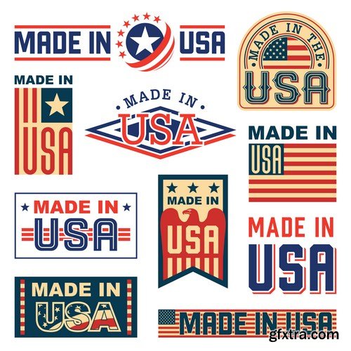 American Style & U.S. Design Elements - 25xEPS