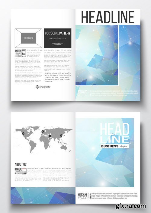 Set of Business Templates, Brochure, Magazine, Flyer & Booklet - 25xEPS