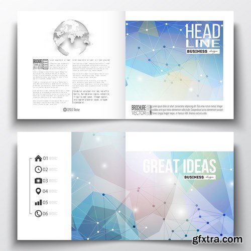 Set of Business Templates, Brochure, Magazine, Flyer & Booklet - 25xEPS