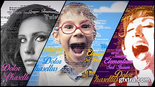 Videohive 3D Typography Portrait Tool 15743540