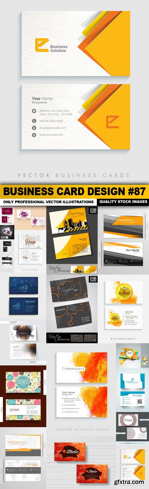 Business Card Design #87 - 20 Vector