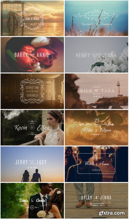 Videohive - 30 Wedding Titles - 15792528