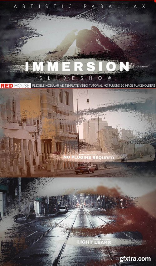 Videohive - Immersion Artistic Parallax Slideshow - 15381683