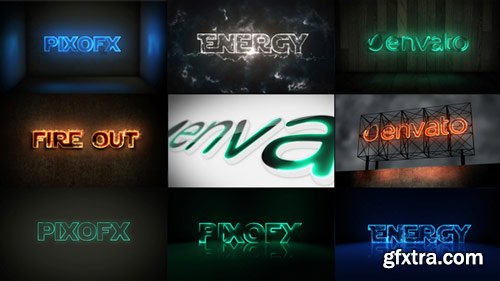 Videohive - Multi Light Kit - Fire Light Neon Energy Composer - 15872578