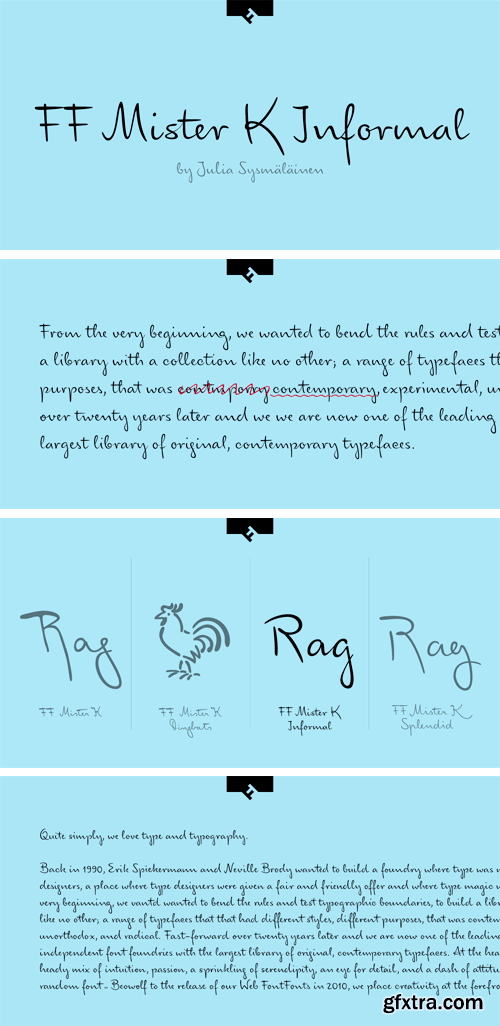 FF Mister K Informal Font