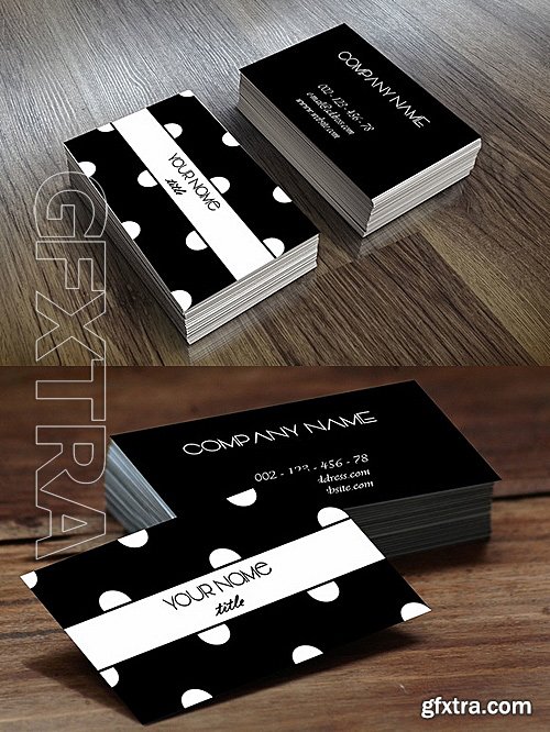 CM - Black and White Business Card 672014
