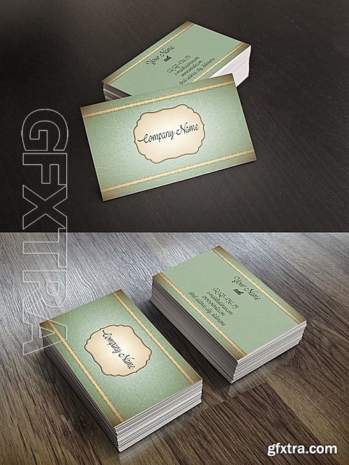 CM - Vintage Elegant Business Card 672108