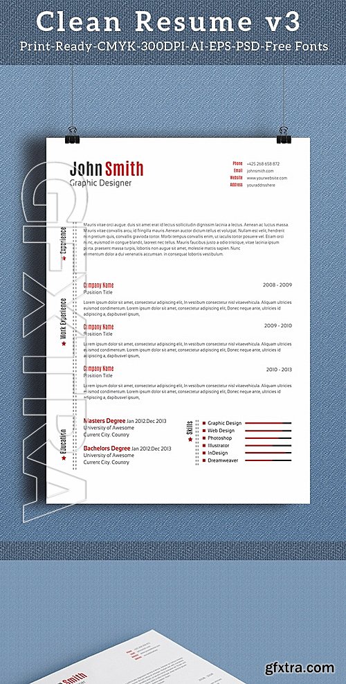 Clean Resume 5398