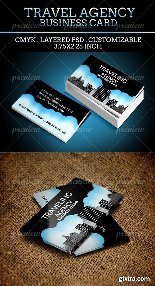 Traveling Agency Business Card 2081