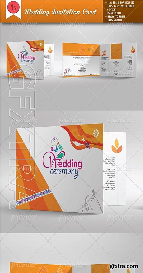 Wedding InvitationCard 4336