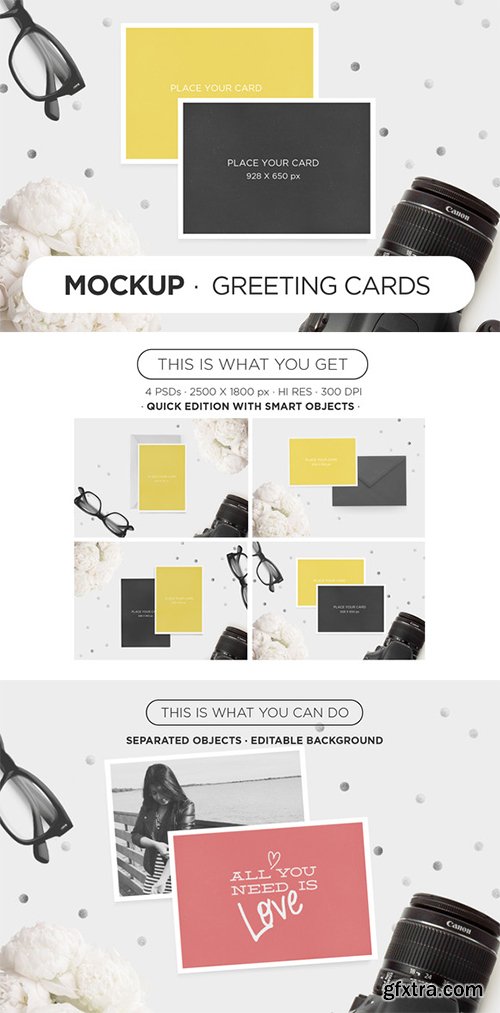 MockUp - Greeting Cards Camera - CM 166846