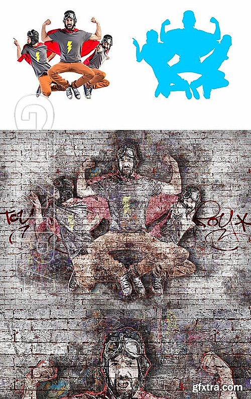 GraphicRiver - Street Art Photoshop Action 15970551