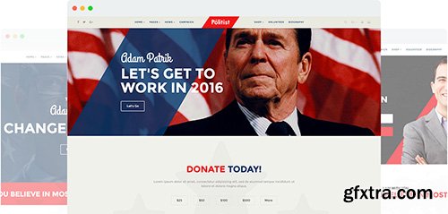 JoomShaper - Politist v1.2 - Responsive Joomla 3.x Template for Politicians/Election Campaigns