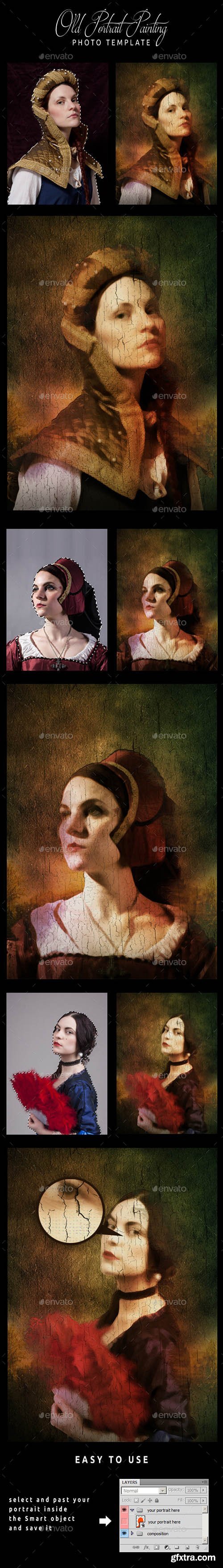 Graphicriver Old Portrait Painting Photo Template 11069565