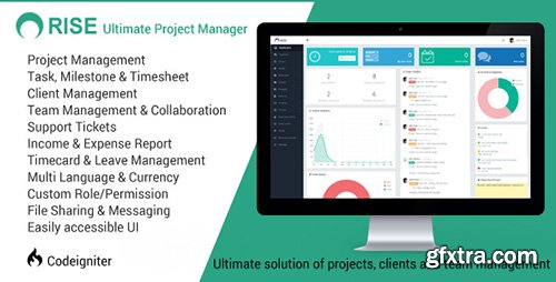 CodeCanyon - RISE v1.1 - Ultimate Project Manager - 15455641