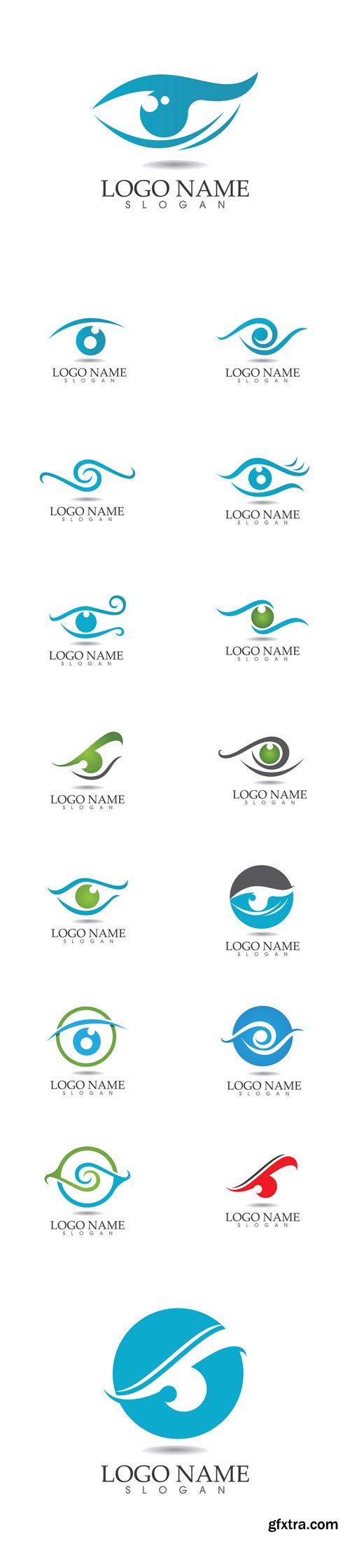 Vector Set - Eye Care Logos