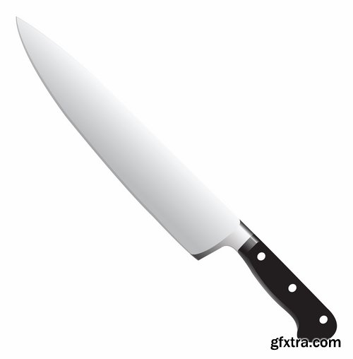 Collection icon knife folding knife vector image 25 EPS