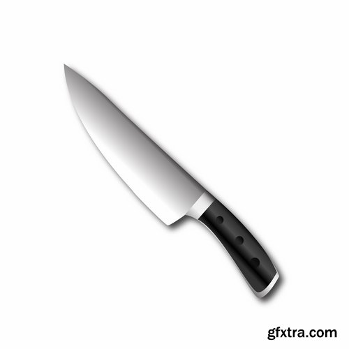 Collection icon knife folding knife vector image 25 EPS