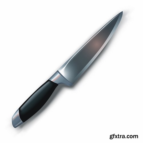 Collection icon knife folding knife vector image 25 EPS