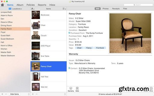 Home Inventory 3.5.0 (Mac OS X)