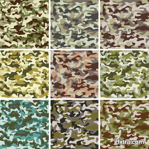 Camo Vector Collection 14X EPS