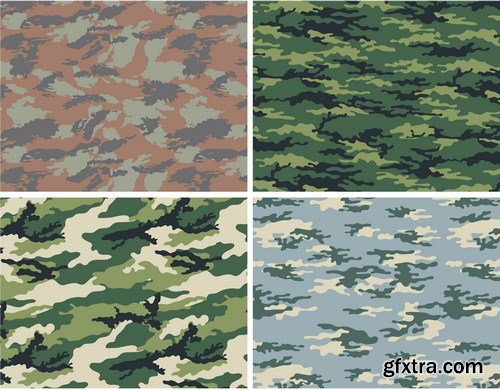 Camo Vector Collection 14X EPS