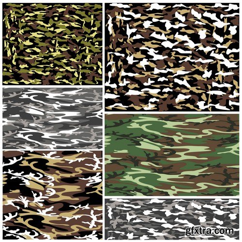 Camo Vector Collection 14X EPS