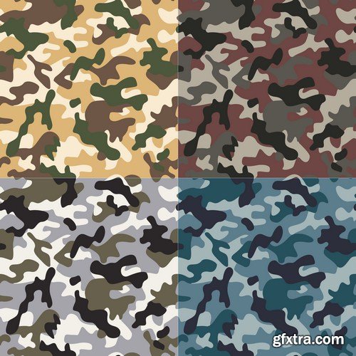 Camo Vector Collection 14X EPS