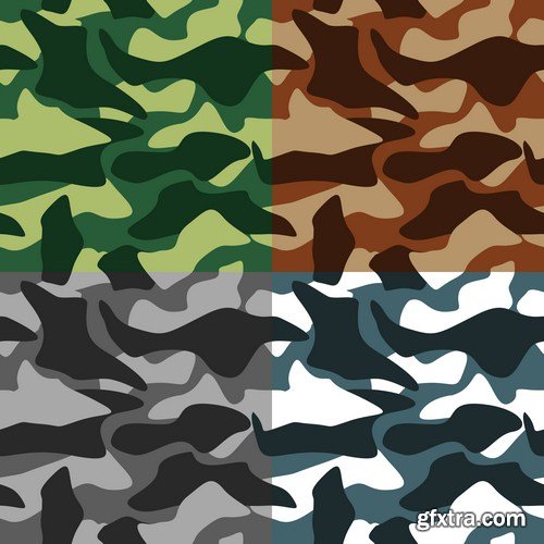 Camo Vector Collection 14X EPS