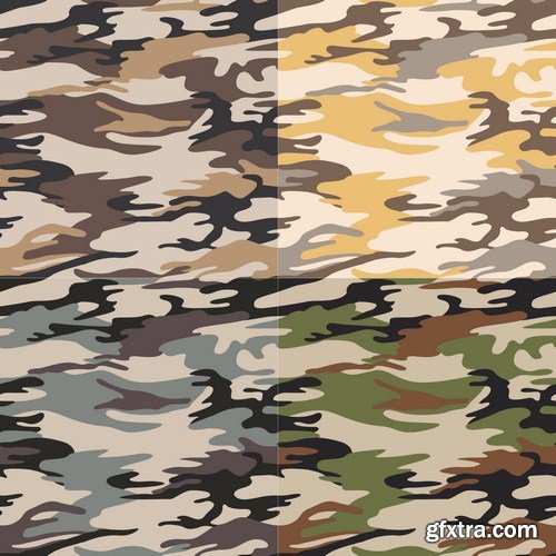 Camo Vector Collection 14X EPS