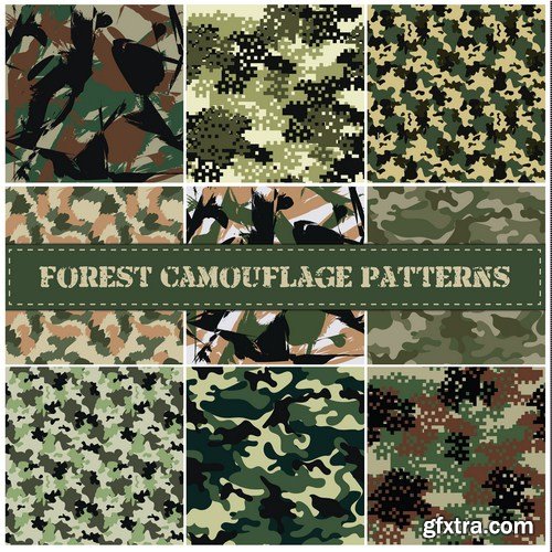 Camo Vector Collection 14X EPS