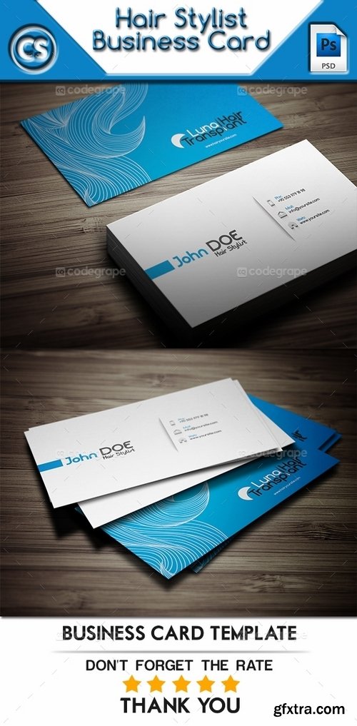 Hair Stylist Business Card 6007