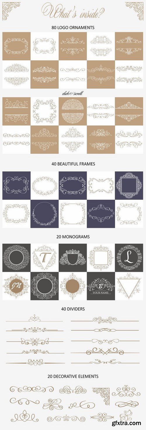 CM - Ornate Bundle. Branding identity 660651