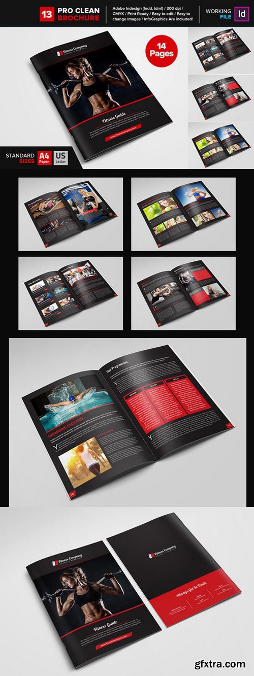 CM - Fitness GYM Brochure Template 13 668628