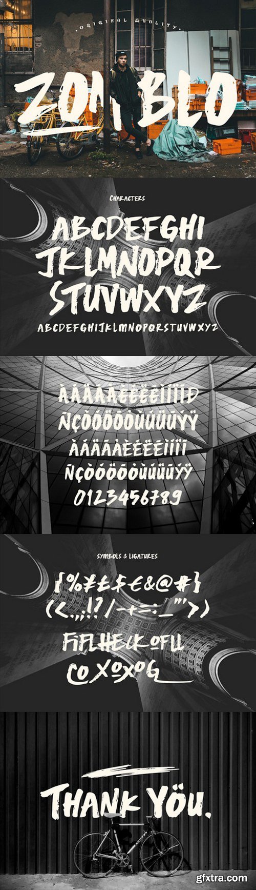 CM - Zomblo Display Font 673159