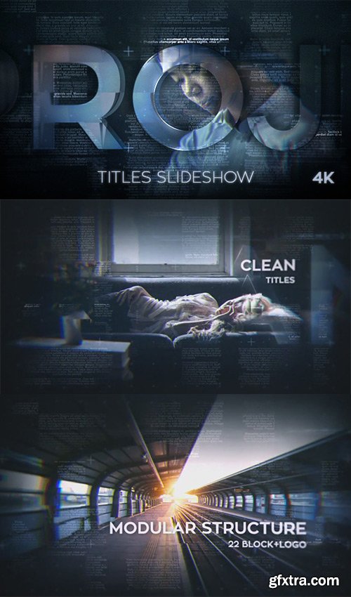 Videohive - Titles Slideshow - 15762310