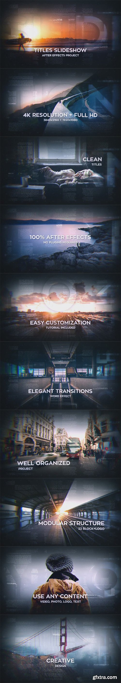 Videohive - Titles Slideshow - 15762310