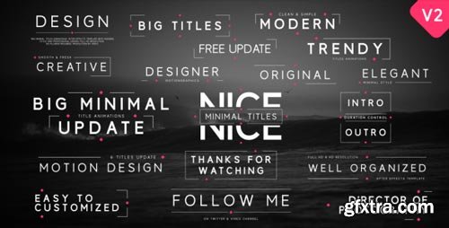 Videohive - Big Minimal Titles - 15553475