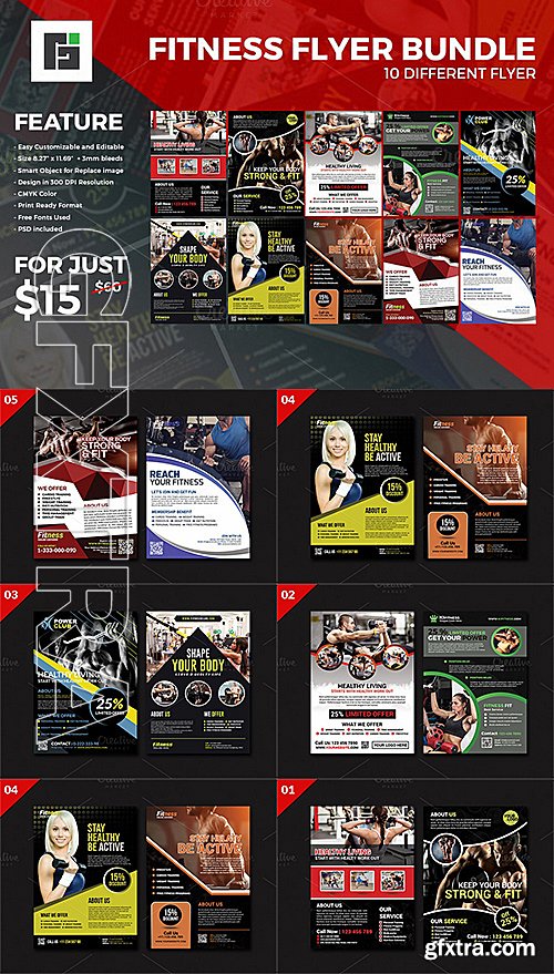 CM - Fitness Flyer Bundle 662506