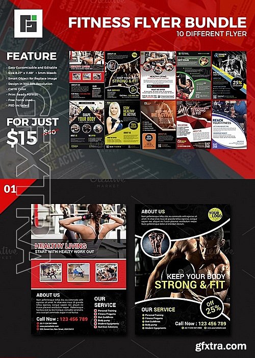 CM - Fitness Flyer Bundle 662506