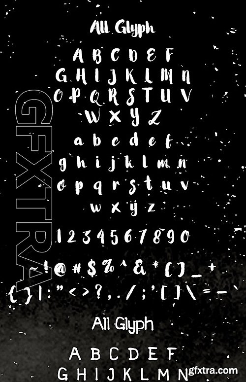 CM - Little Stars Brush Font Duo 661722