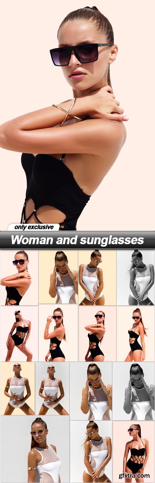 Woman and sunglasses - 15 UHQ JPEG