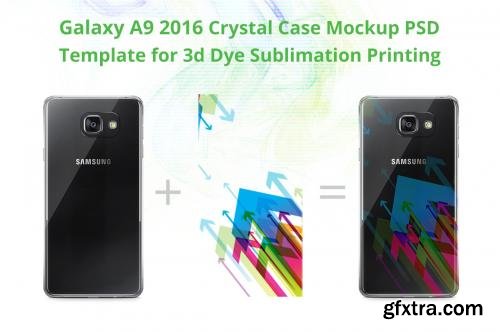CreativeMarket Galaxy A9 Crystal Case Mockup 608328