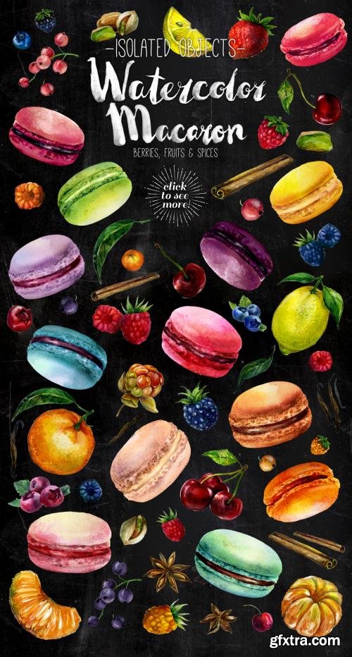 CreativeMarket Delicious watercolor DIY Pack 592214